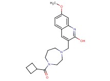 3-{[4-(cyclobutylcarbonyl)-1,4-diazepan-1-yl]methyl}-7-methoxy-2-quinolinol