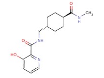 3-hydroxy-N-({trans-4-[(methylamino)carbonyl]cyclohexyl}methyl)pyridine-2-carboxamide