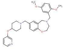 4-(2,5-dimethoxybenzyl)-7-{[4-(3-pyridinyloxy)-1-piperidinyl]methyl}-2,3,4,5-tetrahydro-1,4-benzoxazepine