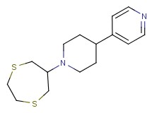 4-[1-(1,4-dithiepan-6-yl)piperidin-4-yl]pyridine