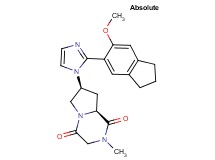 (7S,8aS)-7-[2-(6-methoxy-2,3-dihydro-1H-inden-5-yl)-1H-imidazol-1-yl]-2-methylhexahydropyrrolo[1,2-a]pyrazine-1,4-dione