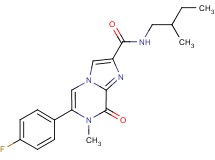 6-(4-fluorophenyl)-7-methyl-N-(2-methylbutyl)-8-oxo-7,8-dihydroimidazo[1,2-a]pyrazine-2-carboxamide