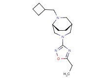 (1R*,5R*)-6-(cyclobutylmethyl)-3-(5-ethyl-1,2,4-oxadiazol-3-yl)-3,6-diazabicyclo[3.2.2]nonane