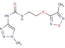 N-{2-[(4-methyl-1,2,5-oxadiazol-3-yl)oxy]ethyl}-N'-(1-methyl-1H-1,2,3-triazol-4-yl)urea