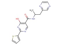 4-hydroxy-N-(1-methyl-2-pyrazin-2-ylethyl)-2-(2-thienyl)pyrimidine-5-carboxamide