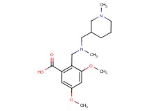 3,5-dimethoxy-2-({methyl[(1-methylpiperidin-3-yl)methyl]amino}methyl)benzoic acid