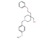 [1-[4-(methylthio)benzyl]-4-(2-phenoxyethyl)-4-piperidinyl]methanol
