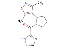 5-{[2-(3,5-dimethylisoxazol-4-yl)pyrrolidin-1-yl]carbonyl}-1H-1,2,4-triazole