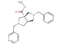 methyl (3aS*,6aS*)-2-benzyl-5-(pyridin-3-ylmethyl)hexahydropyrrolo[3,4-c]pyrrole-3a(1H)-carboxylate