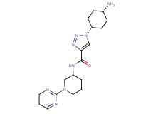 1-(cis-4-aminocyclohexyl)-N-[1-(2-pyrimidinyl)-3-piperidinyl]-1H-1,2,3-triazole-4-carboxamide dihydrochloride
