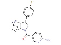 5-{[(3R*,3aR*,7aR*)-3-(4-fluorophenyl)hexahydro-4,7-ethanopyrrolo[3,2-b]pyridin-1(2H)-yl]carbonyl}pyridin-2-amine