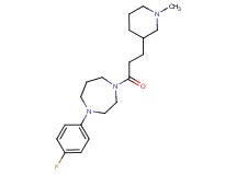 1-(4-fluorophenyl)-4-[3-(1-methyl-3-piperidinyl)propanoyl]-1,4-diazepane