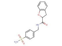 N-[4-(aminosulfonyl)benzyl]-2,3-dihydro-1-benzofuran-2-carboxamide