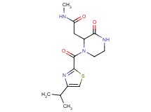 2-{1-[(4-isopropyl-1,3-thiazol-2-yl)carbonyl]-3-oxopiperazin-2-yl}-N-methylacetamide