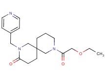 8-(ethoxyacetyl)-2-(4-pyridinylmethyl)-2,8-diazaspiro[5.5]undecan-3-one