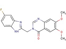 3-[(5-fluoro-1H-benzimidazol-2-yl)methyl]-6,7-dimethoxyquinazolin-4(3H)-one