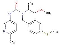 N-(2-methoxy-1-methylethyl)-N'-(6-methylpyridin-3-yl)-N-[4-(methylthio)benzyl]urea