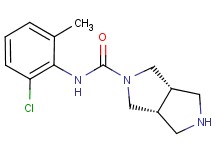 (3aR*,6aS*)-N-(2-chloro-6-methylphenyl)hexahydropyrrolo[3,4-c]pyrrole-2(1H)-carboxamide