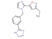 5-(3-{[2-(3-ethylisoxazol-5-yl)-1H-imidazol-1-yl]methyl}phenyl)-1H-tetrazole
