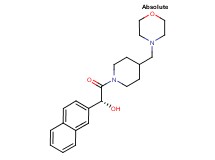 (1R)-2-[4-(4-morpholinylmethyl)-1-piperidinyl]-1-(2-naphthyl)-2-oxoethanol