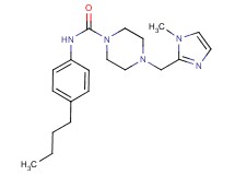 N-(4-butylphenyl)-4-[(1-methyl-1H-imidazol-2-yl)methyl]piperazine-1-carboxamide