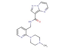 N-{[2-(4-methylpiperazin-1-yl)pyridin-3-yl]methyl}pyrazolo[1,5-a]pyrimidine-3-carboxamide