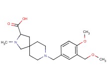 8-[4-methoxy-3-(methoxymethyl)benzyl]-2-methyl-2,8-diazaspiro[4.5]decane-3-carboxylic acid