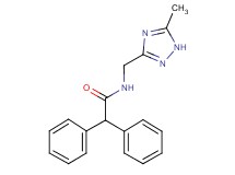 N-[(5-methyl-1H-1,2,4-triazol-3-yl)methyl]-2,2-diphenylacetamide