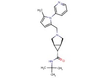 (1R*,5S*,6r)-N-(tert-butyl)-3-[(5-methyl-1-pyridin-3-yl-1H-pyrrol-2-yl)methyl]-3-azabicyclo[3.1.0]hexane-6-carboxamide