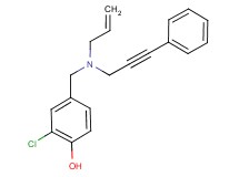 4-{[allyl(3-phenylprop-2-yn-1-yl)amino]methyl}-2-chlorophenol