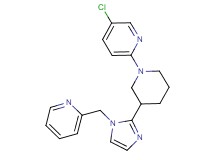 5-chloro-2-{3-[1-(2-pyridinylmethyl)-1H-imidazol-2-yl]-1-piperidinyl}pyridine