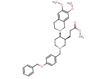 methyl 3-[(3S*,4R*)-1-[4-(benzyloxy)benzyl]-4-(6,7-dimethoxy-3,4-dihydro-2(1H)-isoquinolinyl)-3-piperidinyl]propanoate