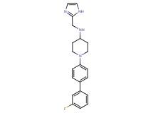 1-(3'-fluoro-4-biphenylyl)-N-(1H-imidazol-2-ylmethyl)-4-piperidinamine