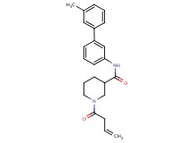 1-(3-butenoyl)-N-(3'-methyl-3-biphenylyl)-3-piperidinecarboxamide