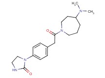 1-(4-{2-[4-(dimethylamino)-1-azepanyl]-2-oxoethyl}phenyl)-2-imidazolidinone
