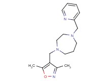 1-[(3,5-dimethylisoxazol-4-yl)methyl]-4-(pyridin-2-ylmethyl)-1,4-diazepane