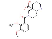 (4aS*,8aR*)-6-(2,3-dimethoxybenzoyl)octahydro-1,6-naphthyridine-4a(2H)-carboxylic acid
