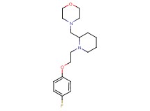 4-({1-[2-(4-fluorophenoxy)ethyl]-2-piperidinyl}methyl)morpholine