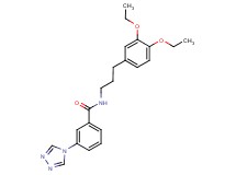 N-[3-(3,4-diethoxyphenyl)propyl]-3-(4H-1,2,4-triazol-4-yl)benzamide