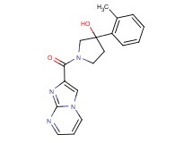 1-(imidazo[1,2-a]pyrimidin-2-ylcarbonyl)-3-(2-methylphenyl)pyrrolidin-3-ol
