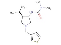 N'-[(3S*,4R*)-4-isopropyl-1-(3-thienylmethyl)-3-pyrrolidinyl]-N,N-dimethylurea