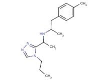 [1-methyl-2-(4-methylphenyl)ethyl][1-(4-propyl-4H-1,2,4-triazol-3-yl)ethyl]amine trifluoroacetate