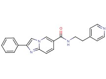 2-phenyl-N-(2-pyridin-4-ylethyl)imidazo[1,2-a]pyridine-6-carboxamide
