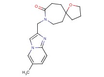 8-[(6-methylimidazo[1,2-a]pyridin-2-yl)methyl]-1-oxa-8-azaspiro[4.6]undecan-9-one
