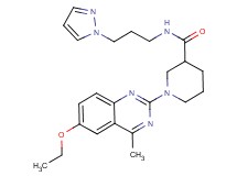 1-(6-ethoxy-4-methyl-2-quinazolinyl)-N-[3-(1H-pyrazol-1-yl)propyl]-3-piperidinecarboxamide