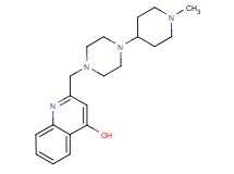 2-{[4-(1-methylpiperidin-4-yl)piperazin-1-yl]methyl}quinolin-4-ol