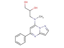 3-[methyl(5-phenylpyrazolo[1,5-a]pyrimidin-7-yl)amino]propane-1,2-diol