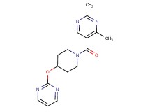 2,4-dimethyl-5-{[4-(pyrimidin-2-yloxy)piperidin-1-yl]carbonyl}pyrimidine