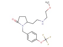 5-{2-[(2-methoxyethyl)amino]ethyl}-1-[4-(trifluoromethoxy)benzyl]-2-pyrrolidinone