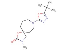 8-(5-tert-butyl-1,3,4-oxadiazol-2-yl)-3-methyl-1-oxa-3,8-diazaspiro[4.6]undecan-2-one